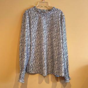 Long Sleeve Floral Blouse